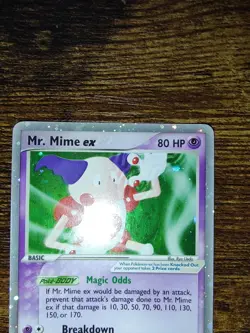 Pokemon EX FireRed & LeafGreen Mr. Mime Ex 110/112 Ultra Rare Holo NM-MINT - Image 4
