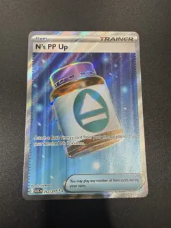 N's PP Up 262/217 Full Art Ultra Rare Pokemon Ascended Heroes ENGLISH NM - Image 1