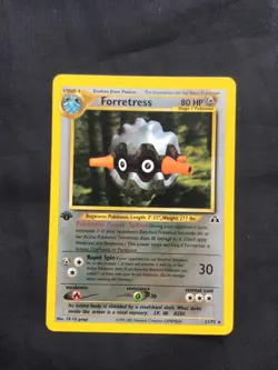 Pokemon Cards: Neo Discovery 1st Edition Rare: Forretress 21/75 - Image 1