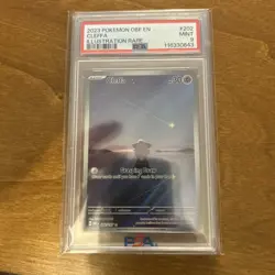 2023 Pokemon Obf EN-Obsidian Flames Cleffa Illustration Rare PSA 9 202/197 - Image 1
