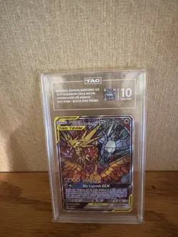 Moltres & Zapdos & Articuno GX SM210 Hidden Fates ETB Promo Pokemon TAG 10 Gem - Image 1