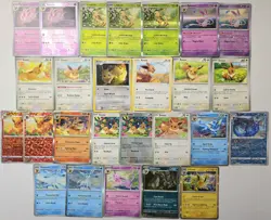Eeveelutions Pokemon Card LOT - Eevee Umbreon Flareon Vaporeon Jolteon Espeon - Image 1