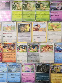 Eeveelutions Pokemon Card LOT - Eevee Umbreon Flareon Vaporeon Jolteon Espeon - Image 4