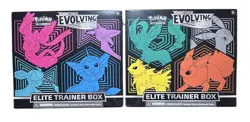 Pokemon Evolving Skies Sword Shield Elite Trainer Box ETB Set of 2, Sealed - Image 1