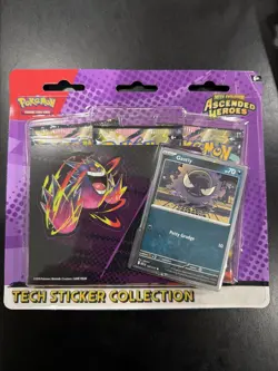 Pokemon TCG NEW ASCEND HEROES Gastly Tech Sticker Collection NEW HOT ITEM! - Image 1
