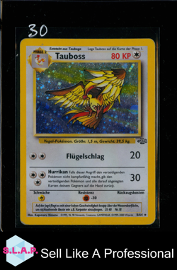 TAUBOSS POKEMON 8/64 2000 BASE SET HOLO GERMAN - Image 1
