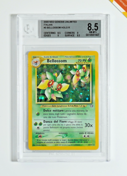 Pokemon BGS 8.5 Bellossom #3 Holo Neo Genesis Unlimited 2000 Italiano - Image 1