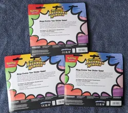 Pokemon Mega Evolution Ascended Heroes Tech Sticker Pack Lot of 3 Gastly - Image 2