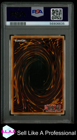 OBELISK THE TORMENTOR YU-GI-OH! #EN030 2014 PREM GOLD 1ST ED. SEC RARE ENG PSA 9 - Image 2