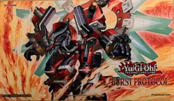 Yugioh - NEW Burst Protocol Premiere Event Playmat Borrelshroud Dragon BPRO - Image 1