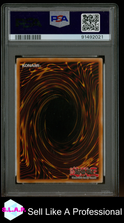 SLIFER THE SKY DRAGON YU-GI-OH! #EN032 2014 PREM GOLD 1ST ED. SEC RARE ENG PSA 8 - Image 2
