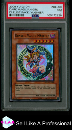 DARK MAGICIAN GIRL YU-GI-OH! DUELIST PACK: YUGI-GER. 2009 DE008 PSA 7 - Image 1