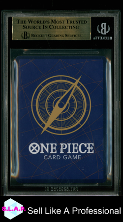 MONKEY.D.LUFFY WANTED SP 2024 ONE PIECE EMPERORS IN THE NEW WORLD OP05119 BGS 10 - Image 2
