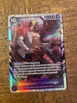 One Piece TCG English OP14-069 Donquixote Doflamingo SR Foil - Image 1