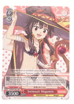 Weiss Schwarz Konosuba Megumin KS/W75-E033 RR English Anime Trading Card - Image 1