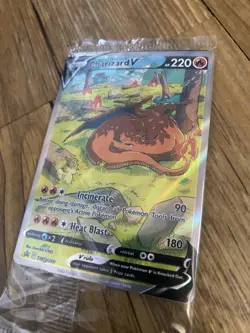 Pokemon TCG Charizard v SWSH260 Sword & Shield Promo Holo Card, Sealed!!! - Image 3