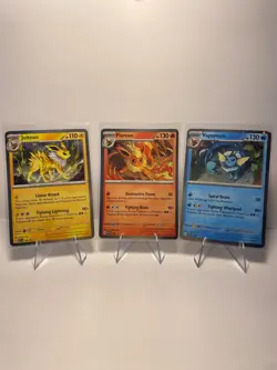 Prismatic Evolutions Poster Collection Promo Cards *Complete Set of 3 * - Image 1