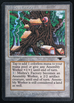 Mishra's Factory (Summer) Magic Card Antiquities MTG - Image 1
