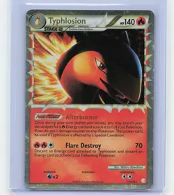 Typhlosion Prime 110/123 Ultra Rare HeartGold SoulSilver Pokemon Card LP/MP - Image 1