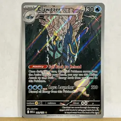 Clawitzer 141/132 Pokemon Card TCG: Mega Evolutions Illustration Rare Holo MT/NM - Image 1