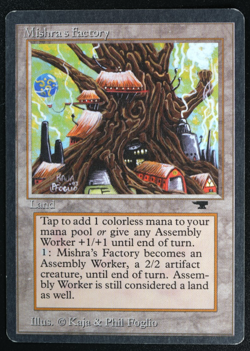 Mishra's Factory (Spring) Magic Card Antiquities MTG - Image 1