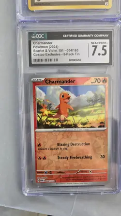 Pokemon Graded Card Lot Of 10 Cards. Eevee, Charmander, Magikarp & More - Image 2