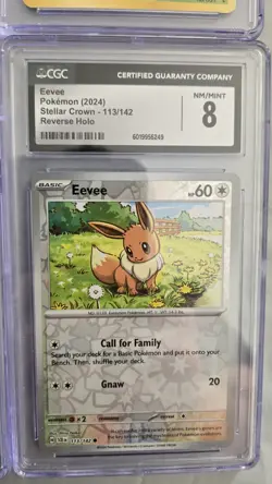 Pokemon Graded Card Lot Of 10 Cards. Eevee, Charmander, Magikarp & More - Image 5