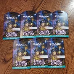 7x Lorwyn Eclipsed Play Booster Pack Bundle - Factory Sealed Magic the Gathering - Image 1