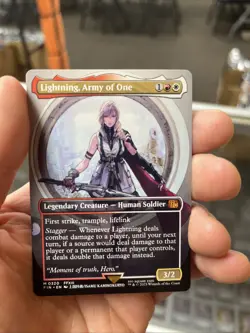 Lightning, Army of One (0320) (Borderless) Final Fantasy Regular - Image 1