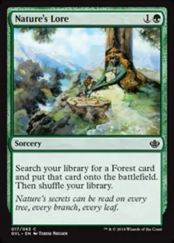 1 x Nature's Lore - Duel Decks: Anthology - NM-Mint - MTG - Image 1