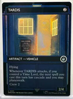Tardis (Showcase), Doctor Who, Magic the Gathering, MTG, FOIL (551) - Image 1
