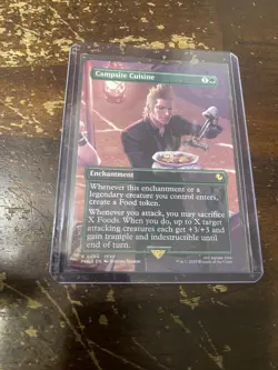 MTG Commander: FINAL FANTASY - Campsite Cuisine FOIL Borderless (0464) NM HTF - Image 1