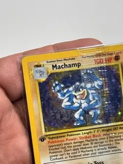 Pokemon Machamp Holo 8/102 Base Set 1st Edition - Factory Sealed Promo, CLEAN - Image 3