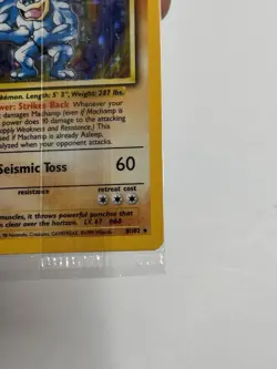 Pokemon Machamp Holo 8/102 Base Set 1st Edition - Factory Sealed Promo, CLEAN - Image 5