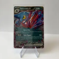 Toxicroak Ex 131/198 Scarlet and Violet Base Pokemon TCG - Image 1