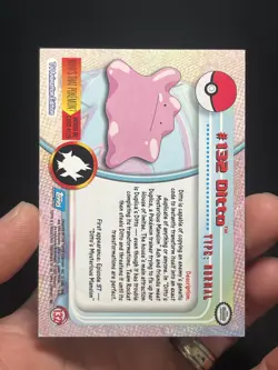 2000 Topps Pokemon TV Animation Edition Series 3 Non Holo #132 Ditto - Image 3