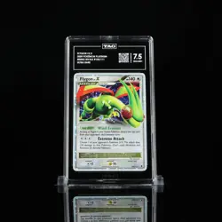 2009 POKEMON PLATINUM RISING RIVALS #105 FLYGON LV.X-HOLO TAG 7.5 - Image 1