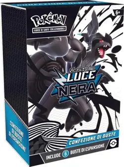 POKEMON TCG BUNDLE CONFEZIONE 6 BUSTE LUCE NERA ITA Italiano NUOVO SIGILLATO - Image 1