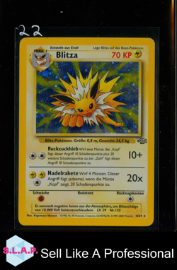 BLITZA POKEMON 4/64 2000 WIZARDS BASE SET HOLO GERMAN - Image 1
