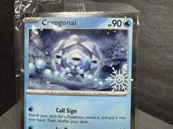 Pokemon TCG Cryogonal 047/191 2025 Holiday Calendar Stamped & SEALED Promo SSPen - Image 3