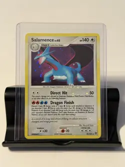Salamence 18/132 - Holo Rare SWIRL - Secret Wonders Pokemon - 2007 DPBP#431 - LP - Image 1