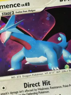 Salamence 18/132 - Holo Rare SWIRL - Secret Wonders Pokemon - 2007 DPBP#431 - LP - Image 4