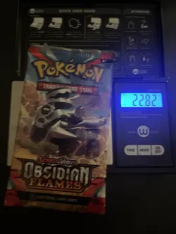 VERY HEAVY! 22.82Gram Obsidian Flames Pokemon TCG Factory Sealed Booster Pack!!! - Image 1