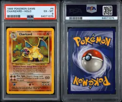 1999 POKEMON BASE SET CHARIZARD 4/102 PSA 6 RARE - Image 3