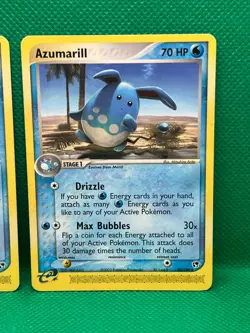 Pokemon Tcg Azumarill 30/100 & Marill 68/100 EX Sandstorm Non Holo - Image 3