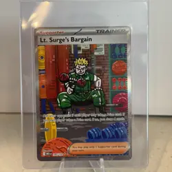 Pokemon Lt. Surge’s Bargain SIR Mega Evolution 185/132 NM English. - Image 1