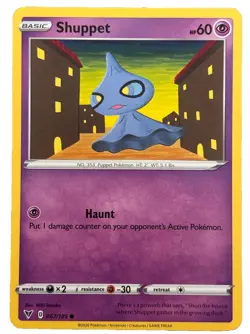 New: 2020 Pokemon TCG Shuppet 067 Swsh04: Vivid Voltage Regular Common - Image 1