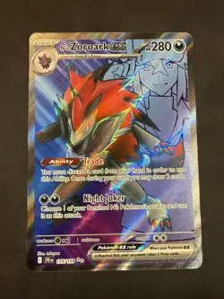 N's Zoroark ex 175/159 Ultra Rare Holo SV09: Journey Together Pokemon TCG NM - Image 1