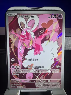 Pokemon TCG Illustration Rare Full Art Enamorus 180/167 Twilight Masquerade - Image 1