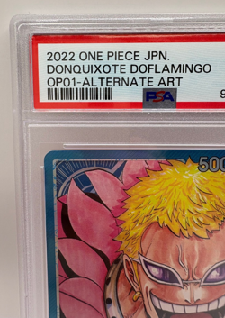 2022 One Piece Doflamingo OP01 Alt Art PSA 10 GEM MT JPN Leader - Image 2